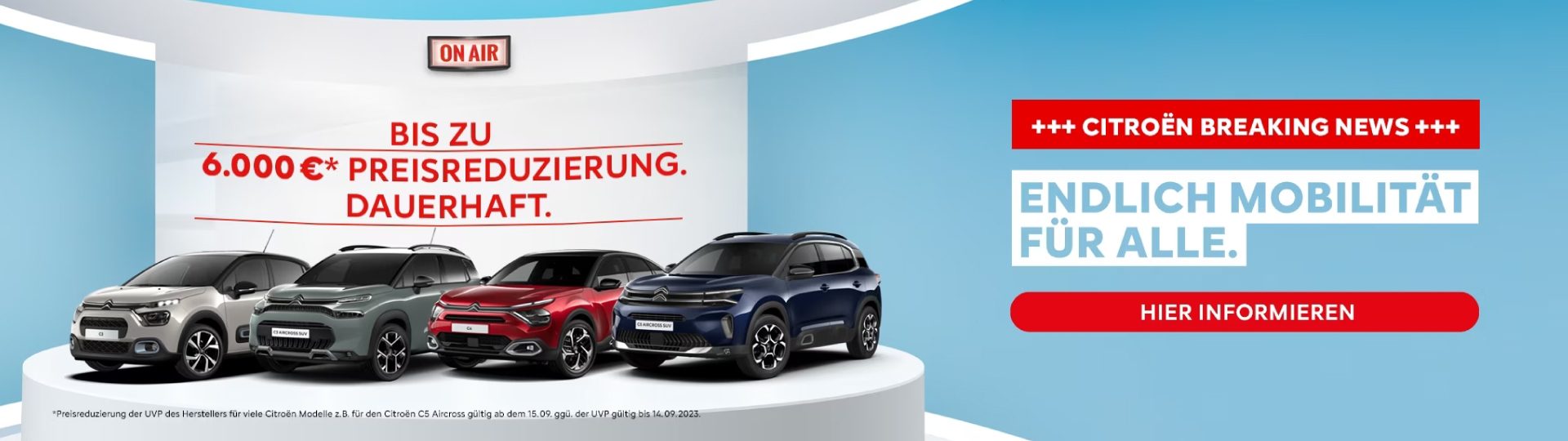 Citroën Preissenkung dauerhaft Autohaus Kuhn